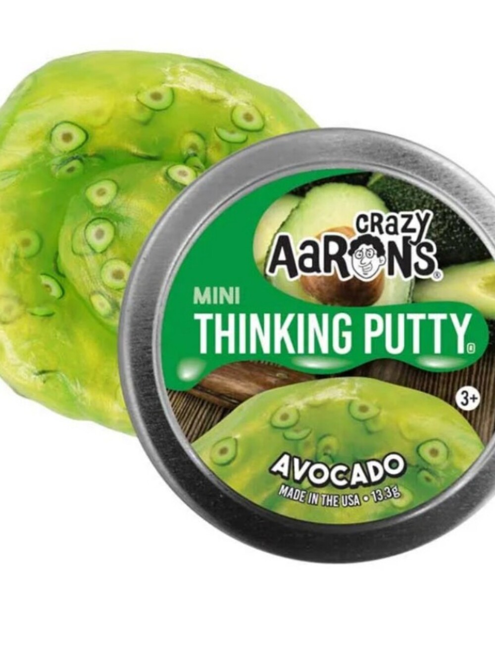Crazy Aaron's Mini Thinking Putty - Avocado Green